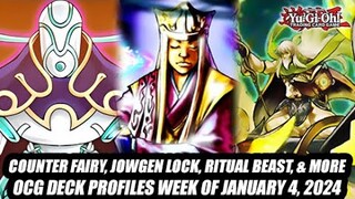 Counter Fairy, Jowgen Lock, Ritual Beast, & More! Yu-Gi-Oh! OCG Decks Week Of January 4, 2024