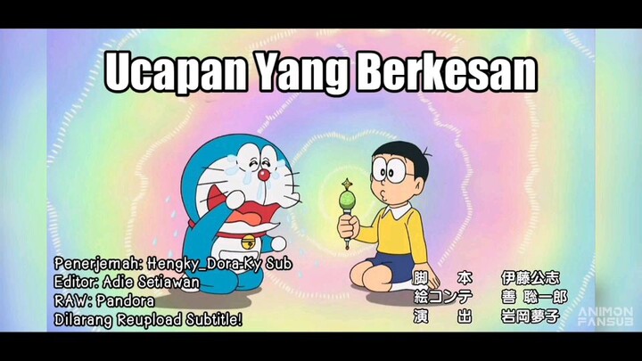 Doraemon Episode "Ucapan Yang Berkesan" Takarir Indonesia