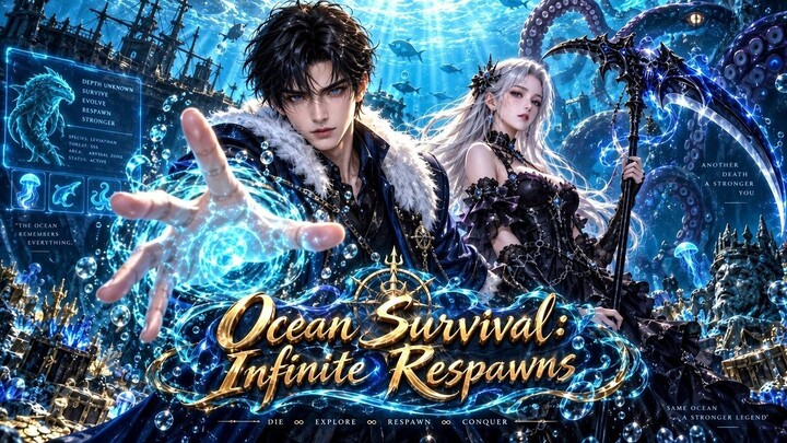 【DUB】Everyone's forced to survive at sea! I'm a beached ship + respawn doll in deadly waters! #anime