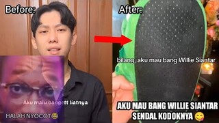 Willie Siantar bagi bagi Sendal Kodok..(aku mau😋)