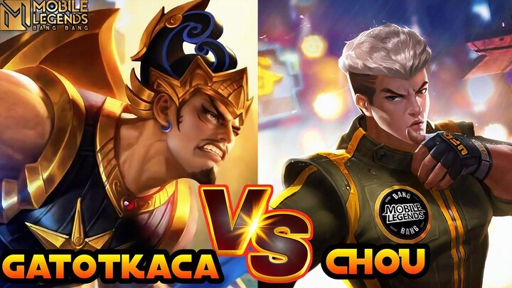 GATOTKACA VS CHOU MOBILE LEGEND !! 🔥🔥