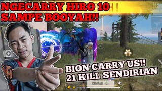 FREEFIRE 21KILL IOG BION NGECARRY HIRO 10 FF || FREE FIRE
