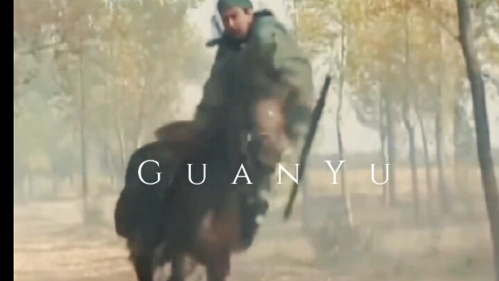 The most handsome scene in the Three Kingdoms — Lord Guan leaps off his horse