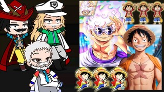 👒 Old Era +Garp  react to Luffy, Onepiece, Random Tiktoks | Gacha Club | Onepiece