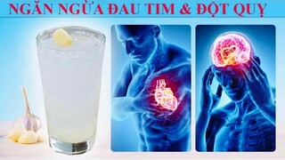 TIM KHỎE MẠNH -CHỐNG ĐỘT QUỴ- ỐNG 1 LY MỖI NGÀY NGĂN NGỪA ĐAU TIM & ĐỘT QUỴ - NƯỚC TỎI- GARLIC WATER