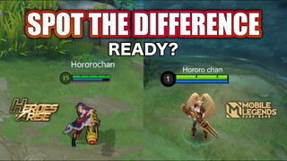 CAN YOU SEE THE DIFFERENCE? HEROES ARISE LAYLA AND TIGREAL