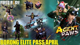 BORONG SEMUA ELITE PASS AGENT PAWS - SURFBOARD & LOOTBOX NYA KEREN PARAH CUK! FREE FIRE