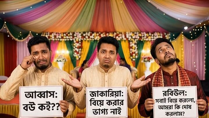 তিন ভাইয়ের বিয়ের আকুতি৷ #for
