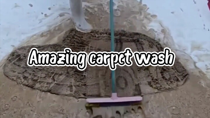 Carpet wash