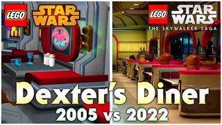 DEXTER'S DINER (2005 vs 2022) | LEGO Star Wars: The Skywalker Saga