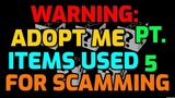 ADOPT ME ITEMS USED FOR SCAMMING PART 5 (LOLLIPOP CANDY FROM CANDY CANNON / CC)