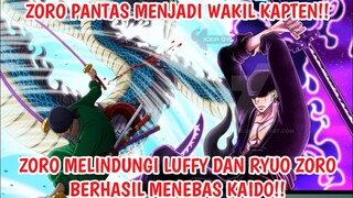 REVIEW OP 1003 - ZORO Pantas Menjadi WAKIL KAPTEN! HAKI RYUO ZORO Berhasil Menebas KAIDO!!