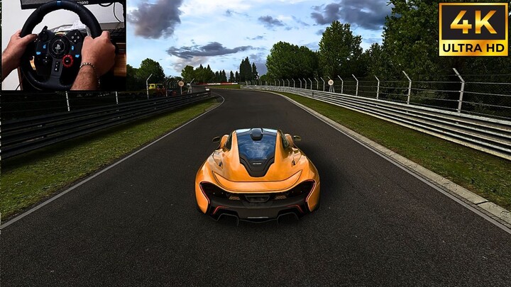 Mc LAREM P1| NURBURGRING NORDCHLEIFE | Assetto Corsa  | G29 Steering Wheel | 4K