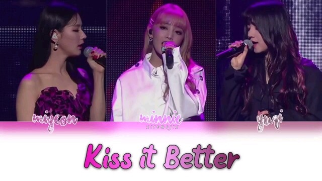 [(G)I-DLE] konser online. Miyeon, Minnie, Yuqi "Kiss it Better" Cover