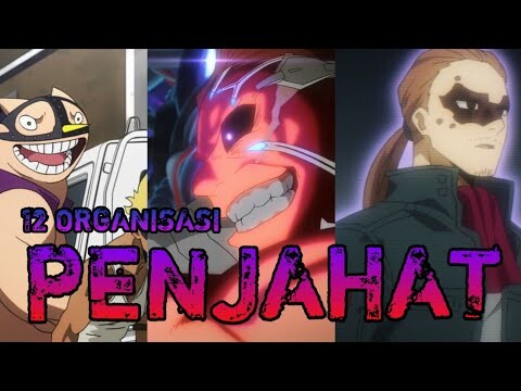 Seluruh organisasi penjahat di my hero academia