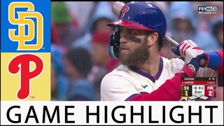 San Diego Padres vs. Philadelphia Phillies (10/23/22) NLCS Game 5 Part 2 | MLB Highlights