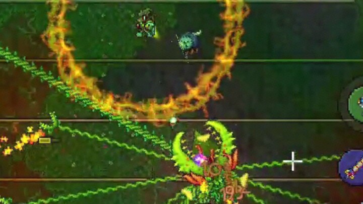 Defeating Plantera for first time #Terraria