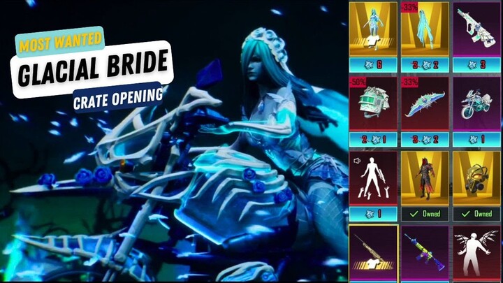 Glacier Bride Set Crate Opening | FLAMEWAVE UPGRADABLE AWM | Forsaken Glace AUG Crate Opening