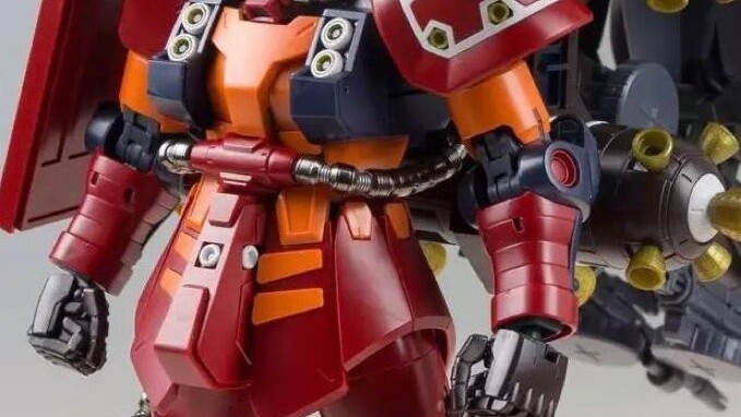 [Ulasan Bandai MG Gundam] Bab 38: Kekuatan Spiritual Zaku, pilar besi besar berwarna hitam dan panja