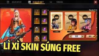Lì Xì Tết Free Skin Súng Xịn - Review Sự Kiện Mở Bao Lì Xì Nhận Skin Súng Huyền Thoại | Free Fire