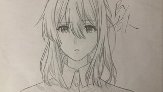 [วาดด้วยมือ/สีม่วง]