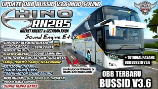 UPDATE OBB BUSSID V3.6 SOUND HINO RN285 KREKET | SOUND TRAFIK SUOSS | BUS SIMULATOR INDONESIA