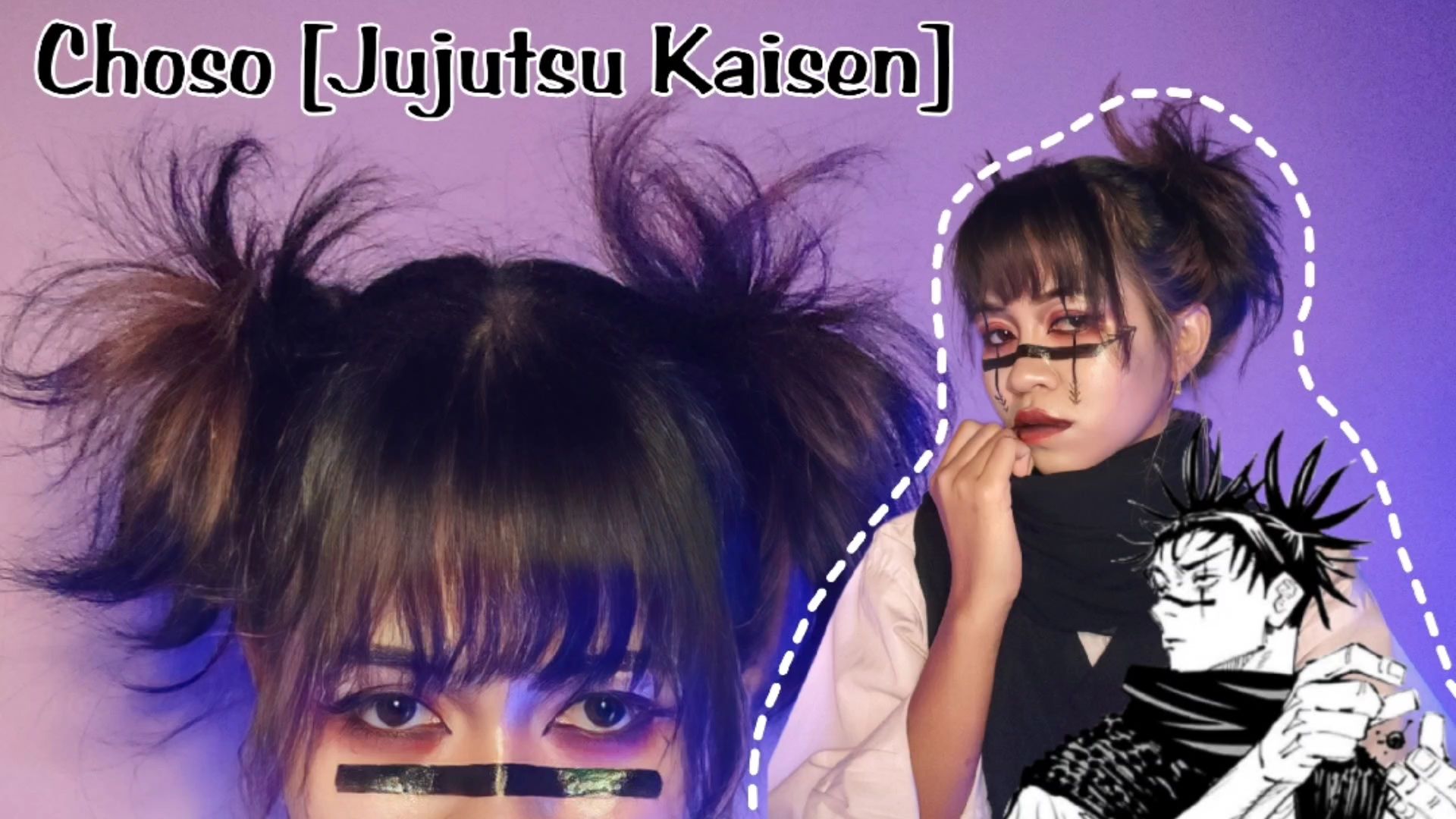 Choso [Jujutsu Kaisen] Cosplay || Make-up Transition - BiliBili