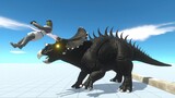 Run Away From Dark Triceratops - Animal Revolt Battle Simulator