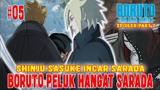 [CHAPTER 5] SHINJU SASUKE INCAR SARADA❗SARADA PELUK BORUTO❗SPOILER BORUTO TWO BLUE VORTEX CHAPTER 5❗