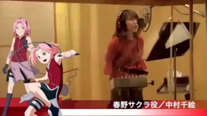 Unexpectedly, Sakura's voice came from her, the Japanese voice actress is very dedicated