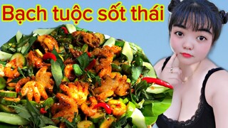 Ra Vườn Hái Cóc Non Vào Làm Món Ăn Bạch Tuộc Sốt Thái Trộn Cóc Non Ngon Khó Cưỡng