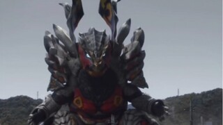 The earth monster celebrates its victory, invites the Rainbow Snake God to kneel outside