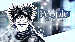 PEOPLE YOU KNOW | Choso vs itadori - Jujutsu Kaisen - [Edit/AMV] 4K