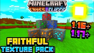 Faithful Texture Pack For Minecraft PE 1.17+ | 32x32 Texture Pack For Minecraft Caves And Cliffs