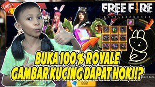 BUKA LUCKY ROYALE 100% DAPET HOKI PARAH!?!? KUCING PEMBAWA HOKI! - GARENA FREE FIRE