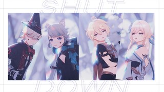 双子x双子的压轴表演! - Shut Down(其实是魔术前的热场舞 | 原神MMD