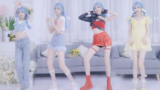 มาดู POP ฤดูร้อนที่แสนสุข "Quadruplets" ผมสีฟ้าที่มีพลังสุด ๆ !