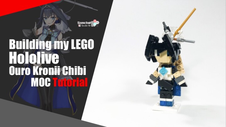 LEGO Hololive Ouro Kronii Chibi MOC Tutorial | Somchai Ud