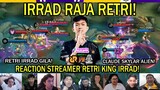 IRRAD RAJA RETRI! CLAUDE SKYLAR ALIEN! REACTION STREAMER RRQ VS LILGUN GAME OF FUTURE RUSIA MATCH 1