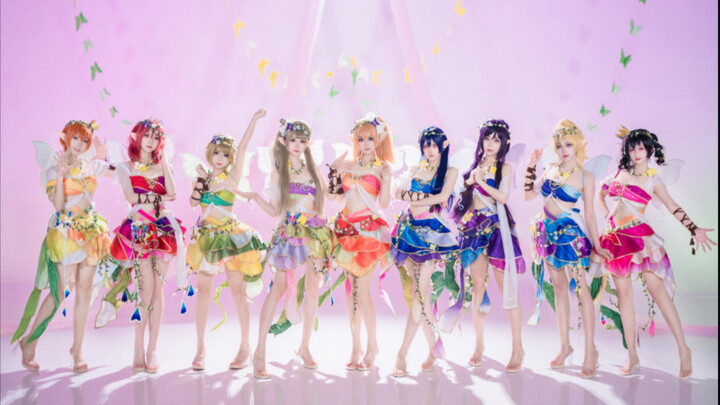 【Lovelive!】🌷Shangri-La Grand Bathhouse🌷The main camera position【Garlic Bird Jump!】Dancing very well,