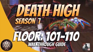 Death High Season 7 (Floor 101 - 110) Walkthrough Guide - LifeAfter