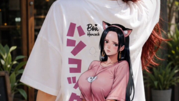 Hisokastore.id - Kaos kece anime tema Boa Hancock OnePiece.