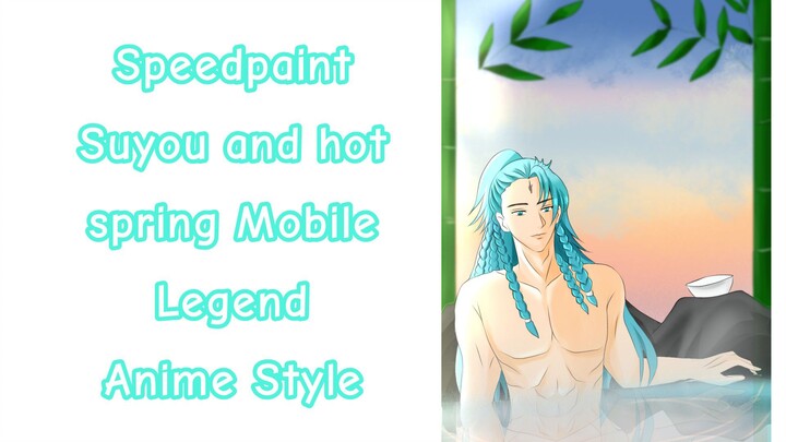 Speedpaint Suyou at hot spring music by Infraction