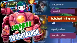 TRASHTALKER IN EPIC TAUGHT A LESSON BY JAWHEAD| MLBB