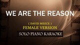 WE ARE THE REASON ( DAVID MEECE ) ( FEMALE VERSION ) COVER_CY