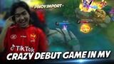 IS THIS THE CRAZIEST DEBUT GAME of a PINOY IMPORT in MPL MALAYSIA!? . . . 🤯