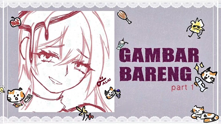 Temenin aku gambar karakter ini!😼🎨 [PART 1]