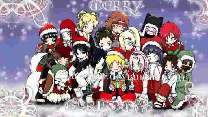 "Christmas and anime"