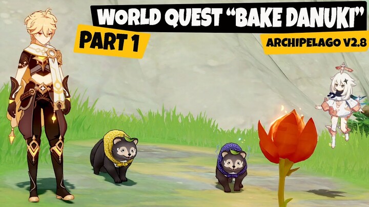 Quest Bake Danuki Wanderlust Part 1 - Archipelago v2.8 Genshin Impact