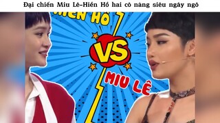 Đại chiến Miu Lê-Hiền hồ 2 cô nàng siêu ngây ngô#giaitri#gameshow#tt